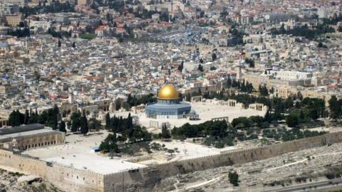 تعبير عن القدس ومكانتها الدينية